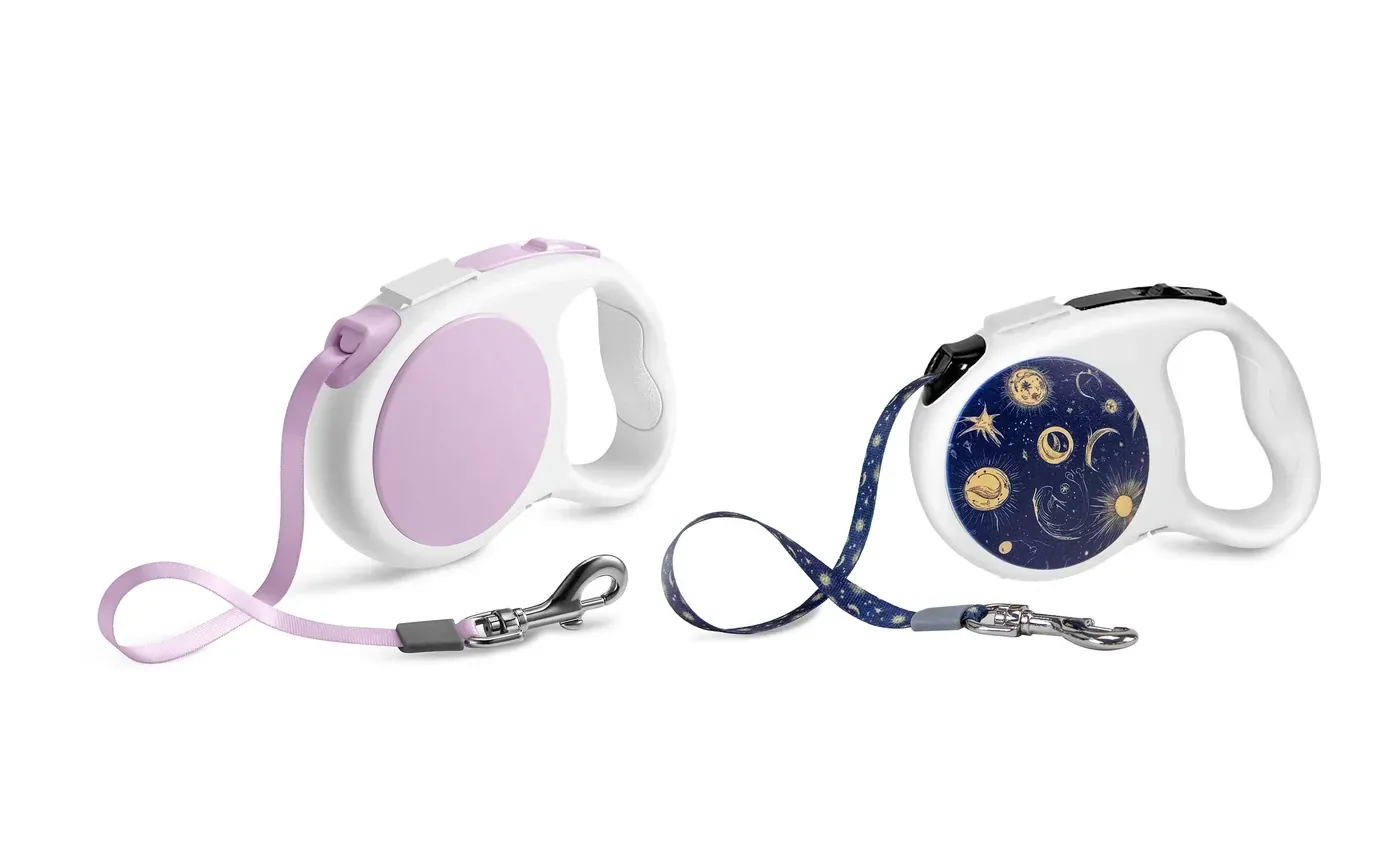 3m retractable dog leash candy color options